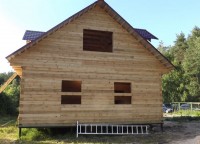 Настил металлочерепицы на крышу дома 8x10