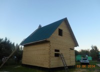 Металлочерепица на крыше дома 7x7