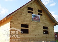 Дом из профилированного бруса 8x9