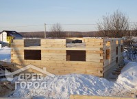 Процесс постройки первого этажа г. Раменское